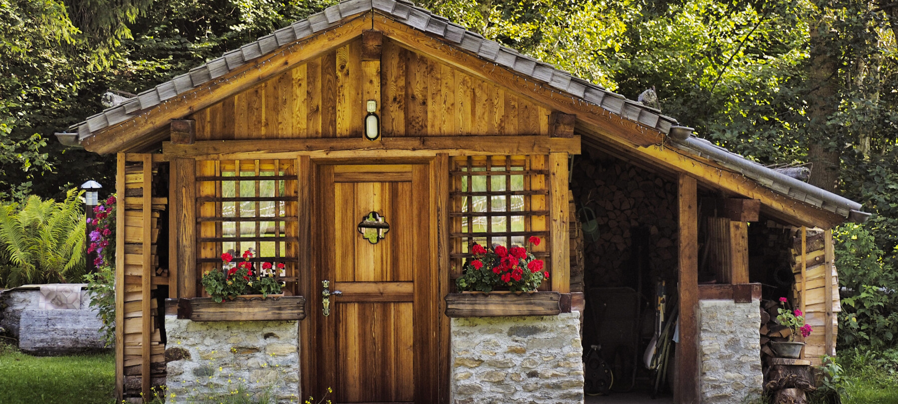 Sleeping in a mountain chalet
