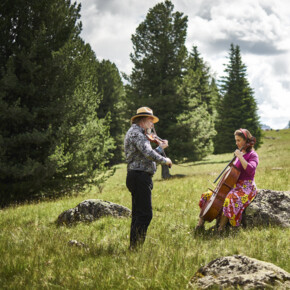 Val di Fiemme - Bocche - Malga Canvere - Alasdair Fraser, Natalie Haas