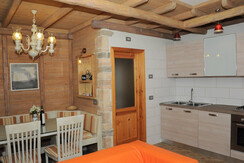 Soggiorno con zona cottura