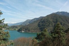 Ambra C: vista lago dal balcone