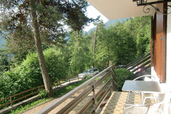 Balcone privato con vista sul cortile