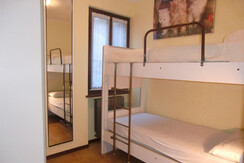 App Belvedere: stanza con letto a castello