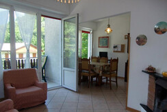 Soggiorno con uscita sul balcone