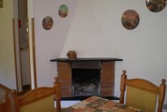 Caminetto in soggiorno