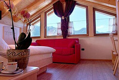 Agritur Maso Chemela camera vista Val di Fiemme