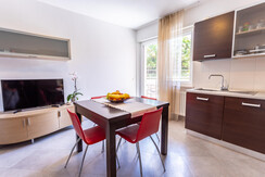 Soggiorno Cucina Verde Mela