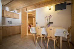 Appartamento Soldanella: cucina