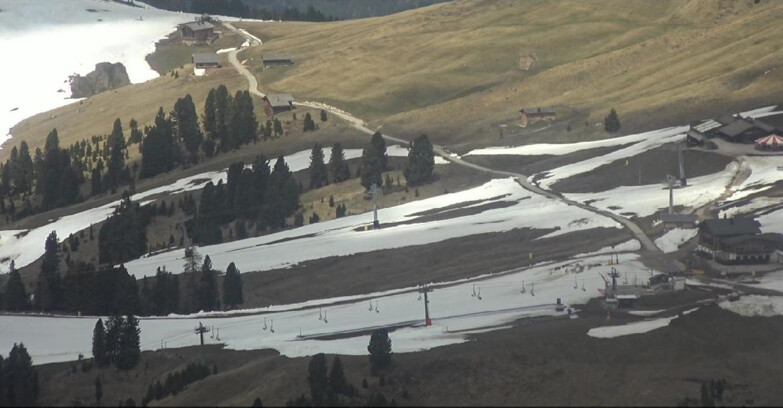 Webcam Pampeago  - Predazzo -  Obereggen - Mountain huts Zischg and Ganischger