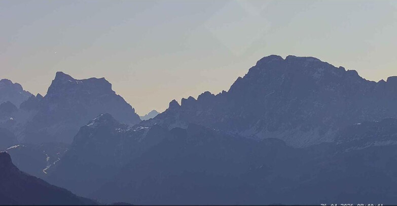 Webcam Passo San Pellegrino-Falcade  - Pelmo e Civetta