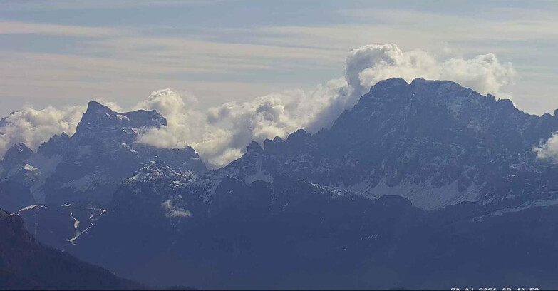 Webcam Passo San Pellegrino-Falcade - Pelmo