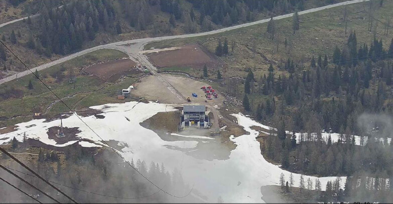 Webcam Passo San Pellegrino-Falcade  - Arrivo Seggiovia