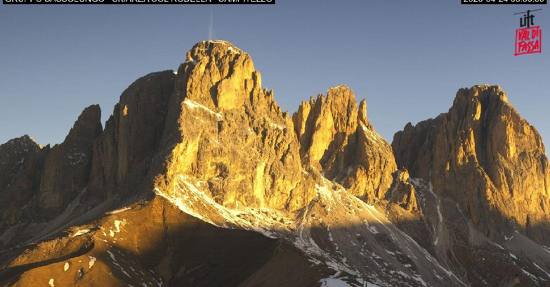 Webcam Campitello-Mazzin-Col Rodella - Campitello di Fassa - Col Rodella - Gruppo del Sassolungo