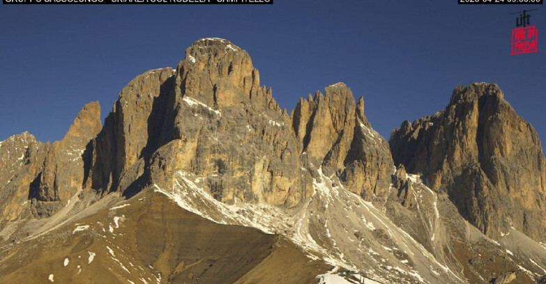 Webcam Campitello-Mazzin-Col Rodella - Campitello di Fassa - Col Rodella - Gruppo del Sassolungo