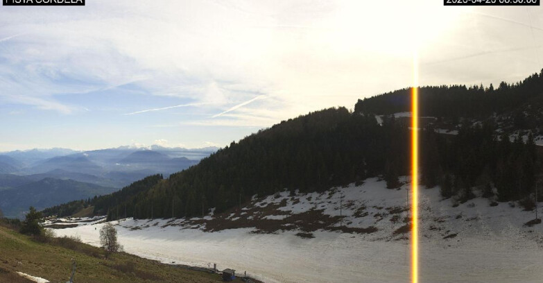 Webcam Monte Bondone - Slope Cordela and snowpark