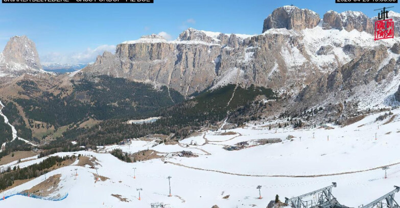 Webcam Canazei-Belvedere - SKIAREA BELVEDERE 