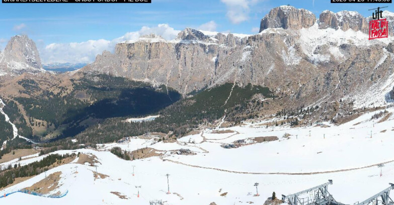 Webcam Canazei-Belvedere - SKIAREA BELVEDERE 