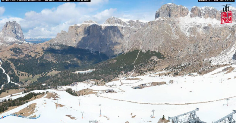 Webcam Canazei-Belvedere - SKIAREA BELVEDERE 