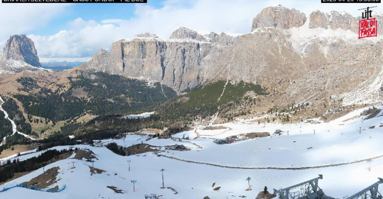 Webcam Canazei-Belvedere - SKIAREA BELVEDERE 
