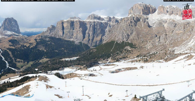 Webcam Canazei-Belvedere - SKIAREA BELVEDERE 