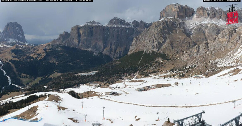 Webcam Canazei-Belvedere - SKIAREA BELVEDERE 