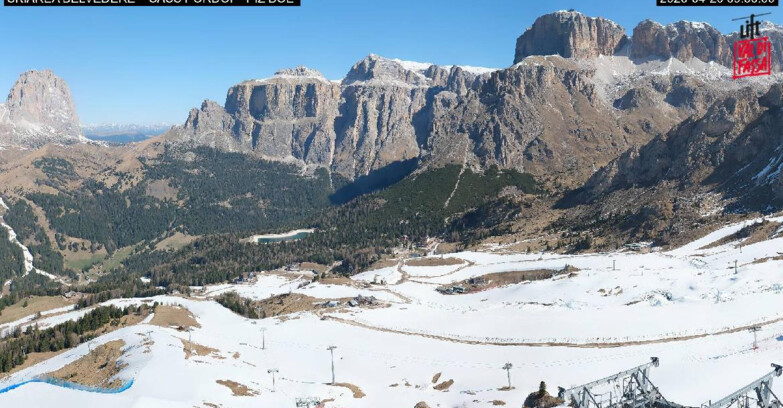 Webcam Canazei-Belvedere - SKIAREA BELVEDERE 