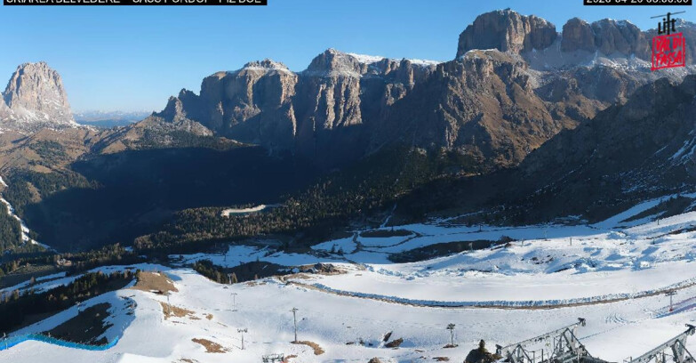 Webcam Canazei-Belvedere - SKIAREA BELVEDERE 